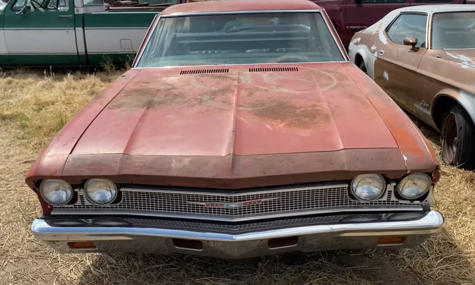 New Wrecking Yard Inventory! Original El Camino – Complete Project! Factory Red, P/S, P/B, Factory AC!